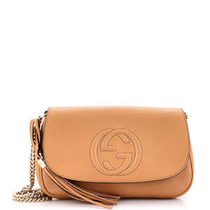 Soho Chain Crossbody Bag Leather Medium #210471G11B